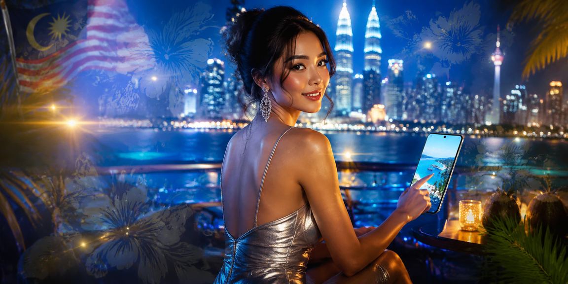 Pemain Malaysia menggunakan telefon untuk pertaruhan sukan maya di Kuala Lumpur