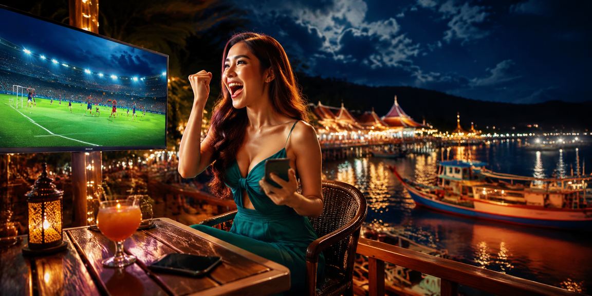 Suasana hiburan kasino di Sabah dengan gaya Malaysia semasa perlawanan langsung